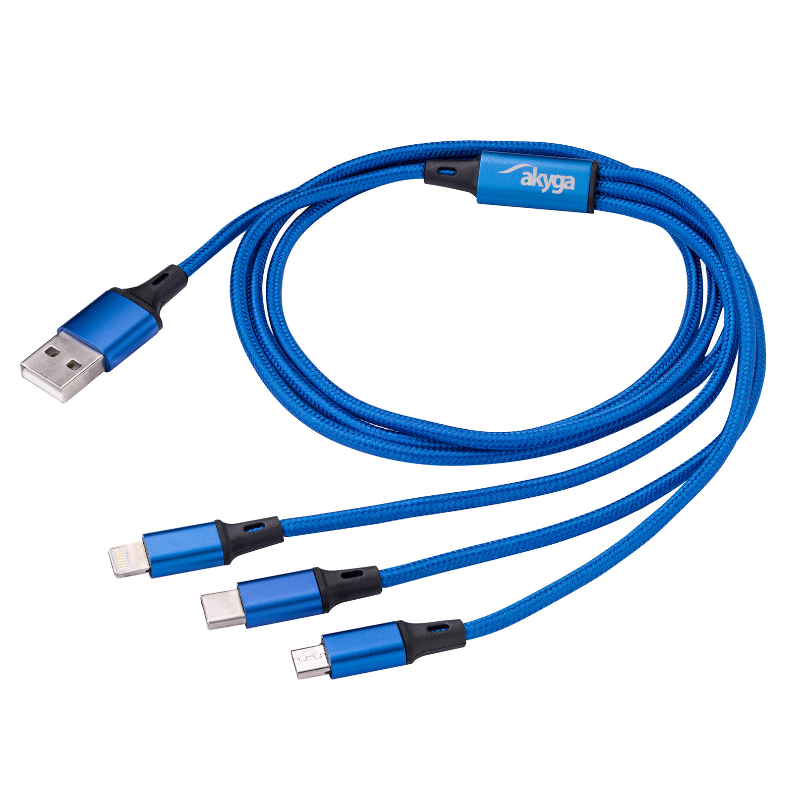 main_image Kabel USB 3.0 A / USB Micro B / USB type C / Lightning 1.2m AK-USB-27