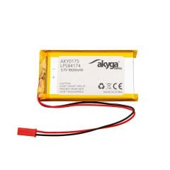 Li-Po Akku LP584174 Akyga AKY0157 3.7V / 1800mAh PCM JST 2-Pin Stecker 150mm