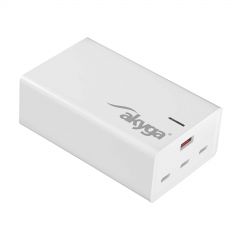 USB-Ladegerät AK-CH-25 USB-A + 3x USB-C PD 5-28V / max. 5A 140W Quick Charge 3.0 GaN