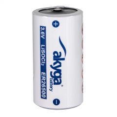 Lithium-Batterie ER26500 Akyga AKY1997 3.6V / 8500mAh für 85°C