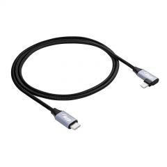 Winkel Kabel USB type C / Ligtning 1m AK-USB-56 30W Mesh