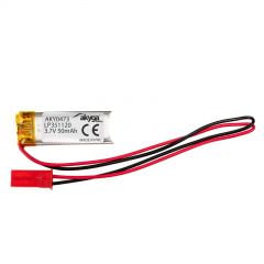 Li-Po Akku LP351120 Akyga AKY0473 3.7V / 50mAh PCM JST 2-Pin Stecker 150mm