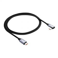 Winkel Kabel USB type C / USB type C 1m AK-USB-54 60W Mesh