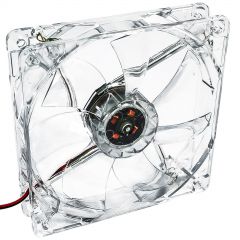 Fan 120mm 3-pin 4 LED rote AW-12B-BR