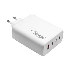 USB-Ladegerät AK-CH-24 USB-A + 3x USB-C PD 5-28V / max. 5A 140W Quick Charge 3.0 GaN