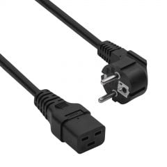 Energieversorgungskabel für Server CEE 7/7 / IEC C19 AK-UP-01S CU 3x1.5mm² 1.8m