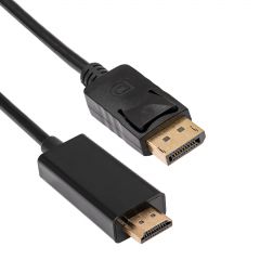 Kabel HDMI / DisplayPort AK-AV-05 1.8m