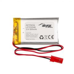 Li-Po Akku LP703048 Akyga AKY0656 3.7V / 1000mAh PCM JST 2-Pin Stecker 150mm