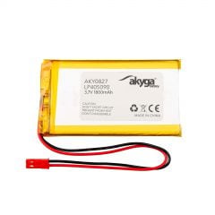 Li-Po Akku LP405090 Akyga AKY0827 3.7V / 1800mAh PCM JST 2-Pin Stecker 150mm