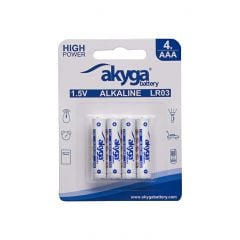 Alkalibatterie AAA LR03 Akyga AKY1971 1,5V / 1300mAh 4St.