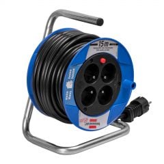 Verlängerungskabelaufroller Brennensthul Akyga AK-CR-02 Kabelhalter 4 Sockel 3x1,5 mm IP20 15 m